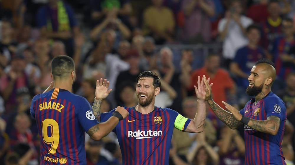 Champions League: Messi’s triple treat against PSV fires a victory for Barcelona.