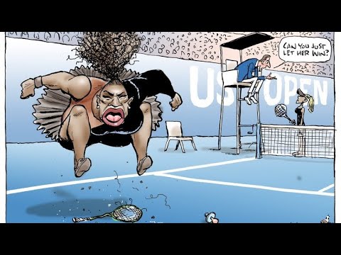 Serena Williams meltdown: Cartoonist faces backlash