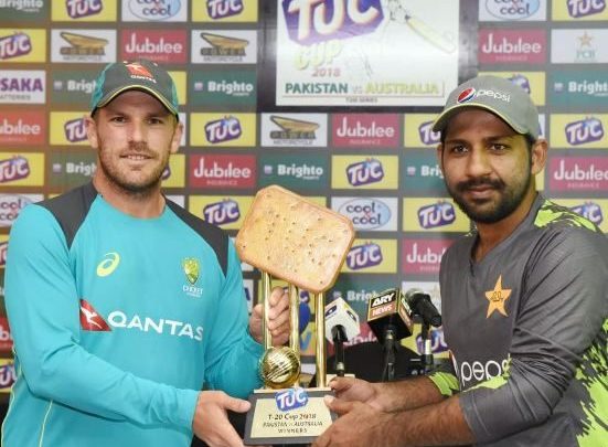 Twitter on Hungama over Australia v Pakistan T20I Series Cheese Biscuit Trophy.