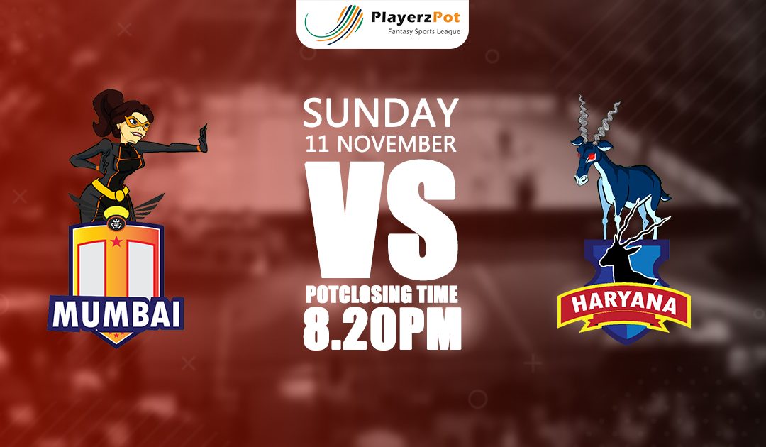 PlayerzPot Kabaddi Prediction: Mumbai vs Haryana | Match 59