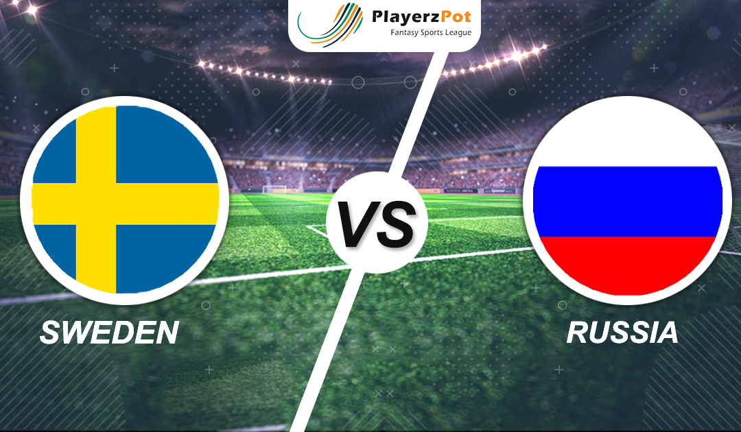 PlayerzPot Football Prediction: Sweden vs Russia