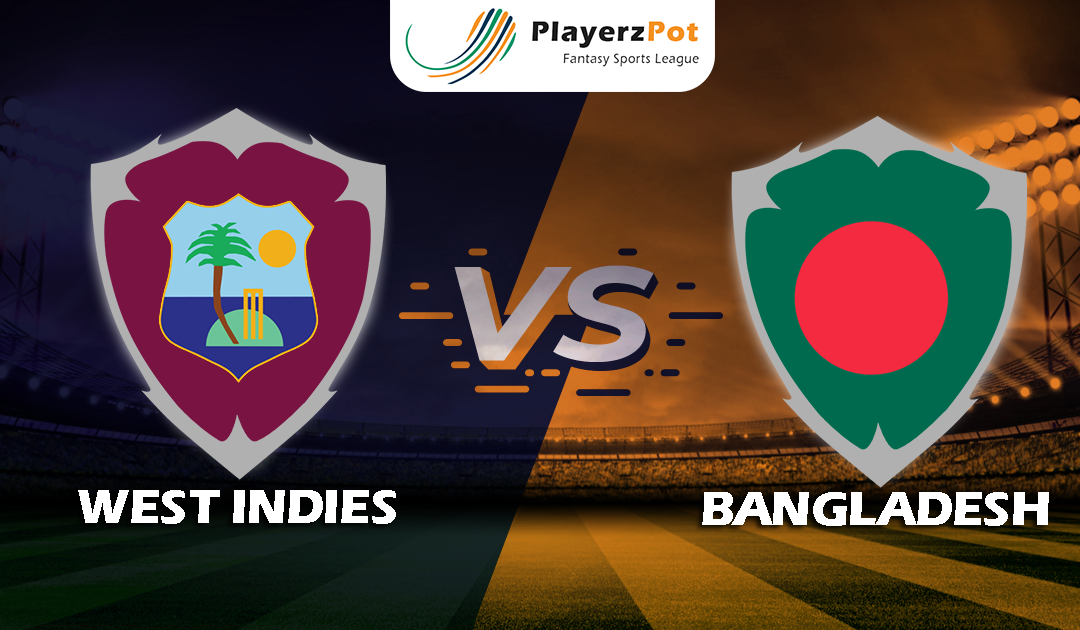 PlayerzPot Cricket Prediction: Bangladesh vs West Indies | 2 of 3 Test
