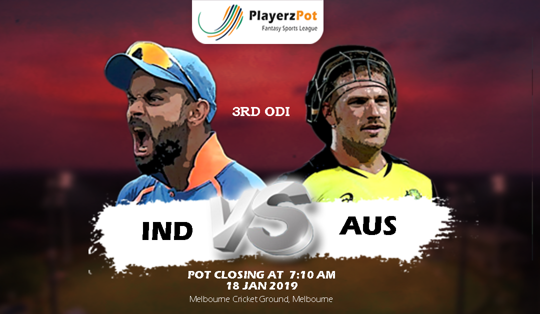 PlayerzPot Cricket Prediction: India vs Australia Prediction | 3rd ODI
