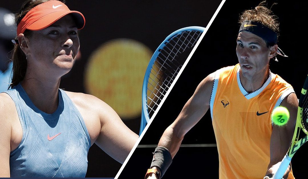 Rafa and Sharapova advance to second round at Australian Open