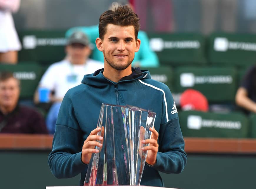 Indian Wells: Dominic Thiem beats Federer to win the title!