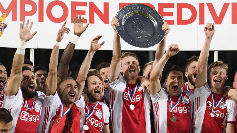 Ajax win Dutch League title for the 34th time