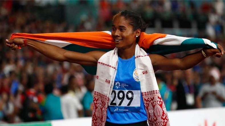 Hima Das sprints into fourth gold in 15 days in the Tabor Athletics meet