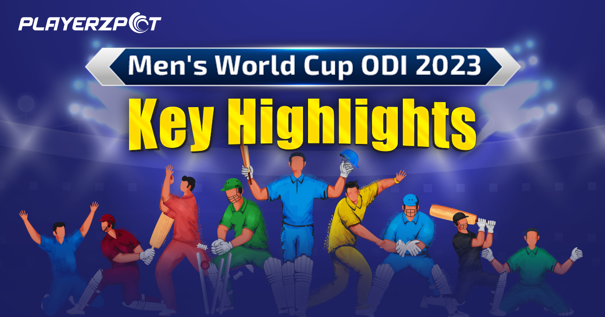 Key Highlights From The Men’s World Cup ODI 2023